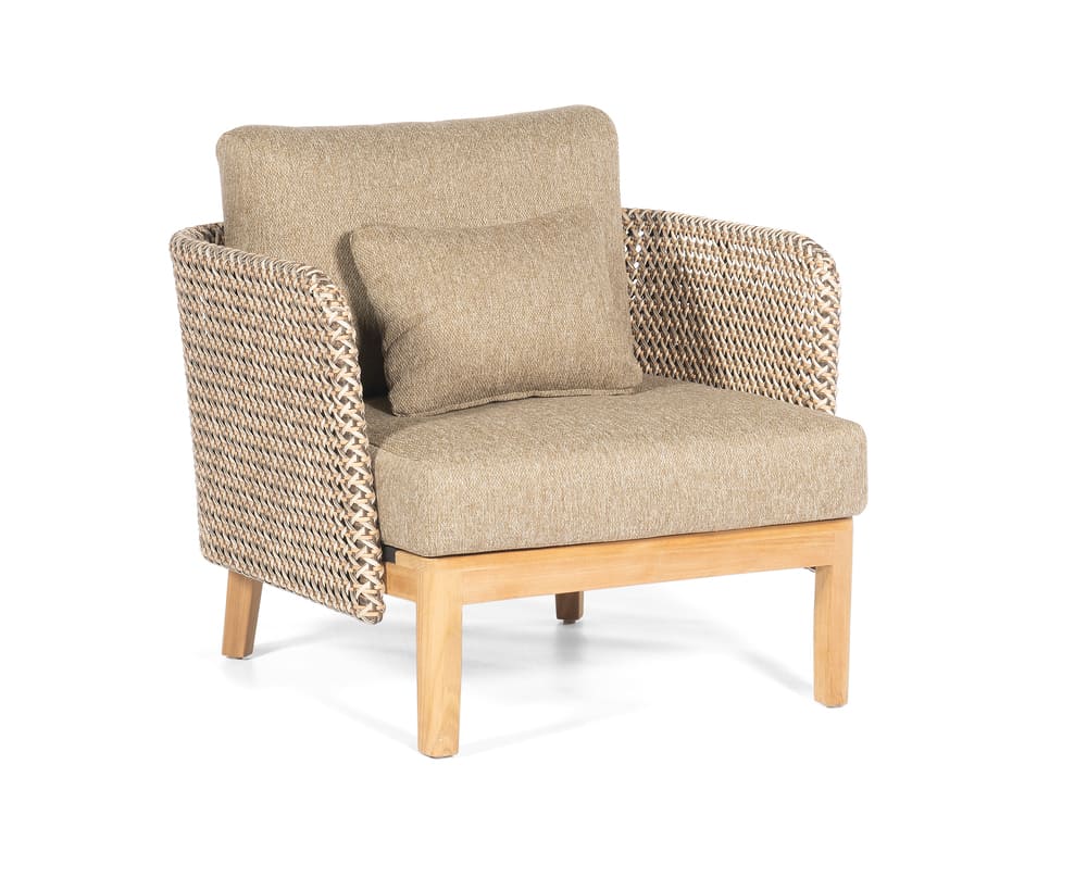 Lounge-Sessel "Cheyenne" inkl. Sitz- und Rückenkissen und 2 kleinen Kissen 