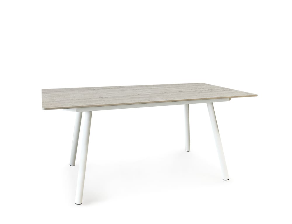 Natal Lounge Dining Table Dekton Marmorio Creme White