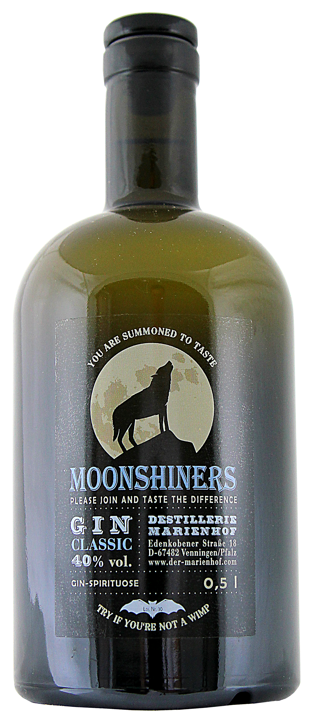 Moonshiners Gin Classic 0,5l