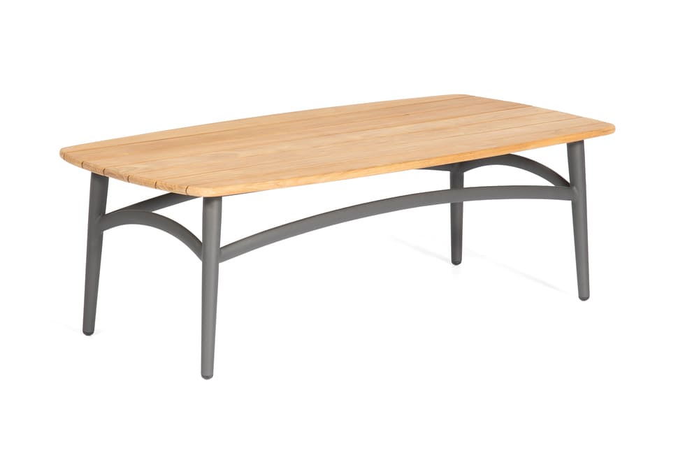 Loungetisch "Montgomery" 120x60 cm Tischplatte Teakholz 